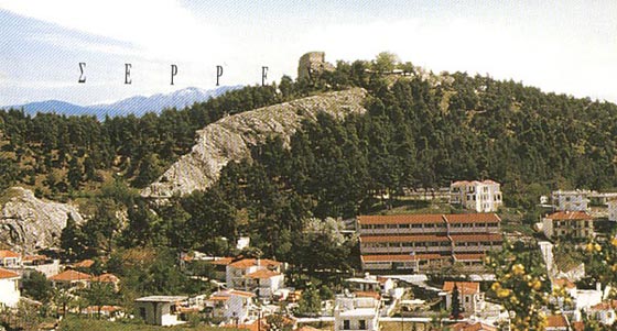 Άποψη του λόφου της Ακρόπολης (Κουλάς) από δυτικά.